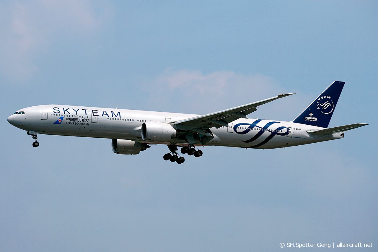 B-2049 · Boeing 777-31B/ER · (SHA / ZSSS)
