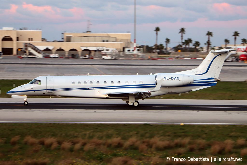 YL-DAN · Embraer ERJ-135BJ Legacy 650 · (MLA / LMML)