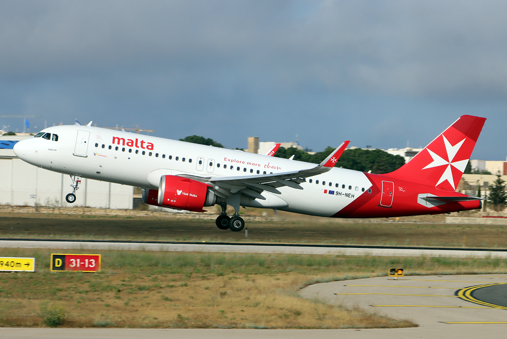 9H-NEH · Airbus A320-251N · MLA / LMML
