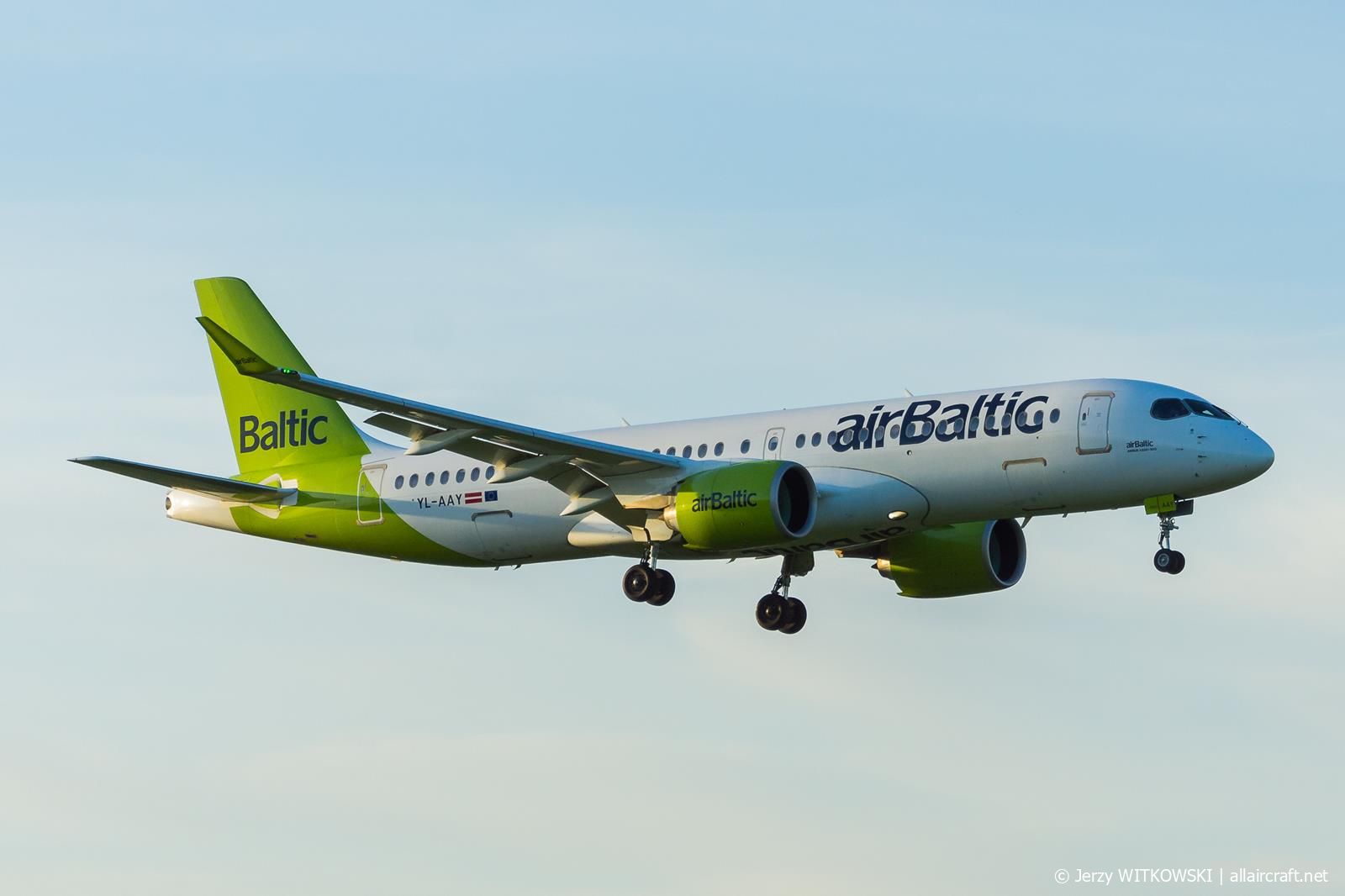 YL-AAY · Airbus A220-300 · (WAW / EPWA)