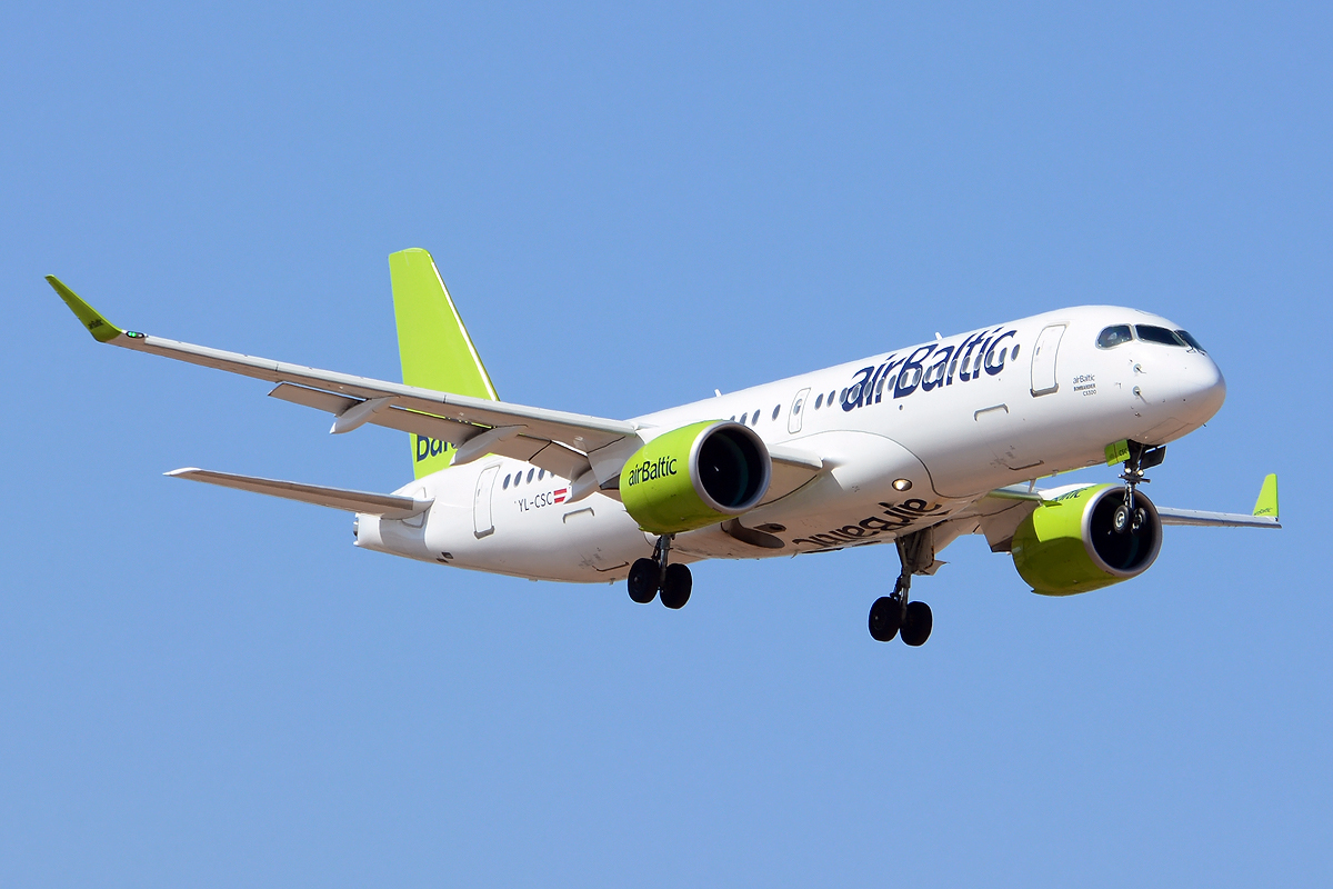 YL-CSC · Bombardier CSeries CS300 · (LPA / GCLP)