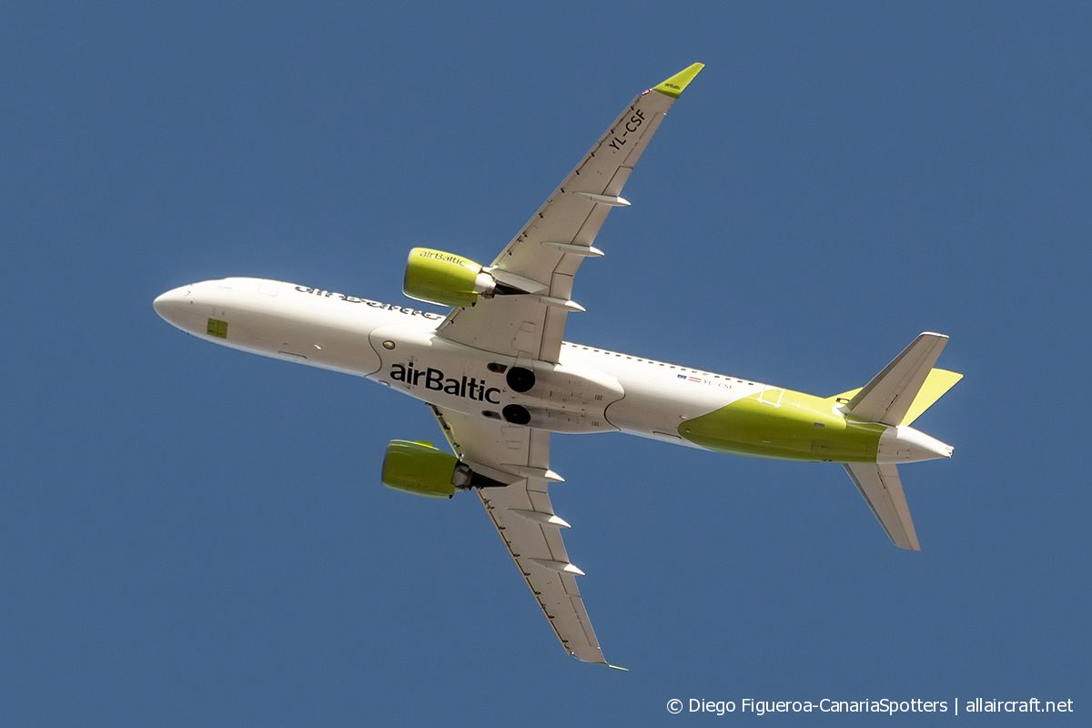 YL-CSF · Bombardier CSeries CS300 · (LPA / GCLP)
