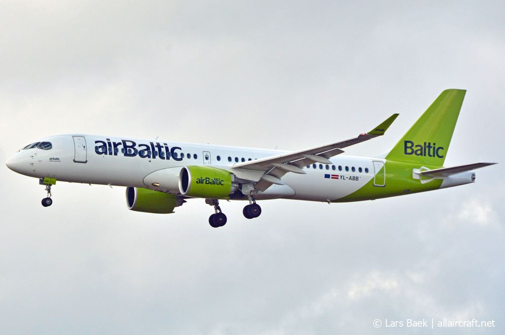 YL-ABB · Airbus A220-300 · (CPH / EKCH)