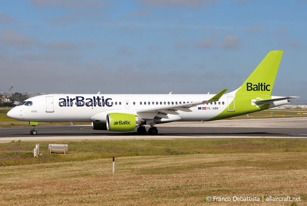 YL-ABK · Airbus A220-300 · (MLA / LMML)