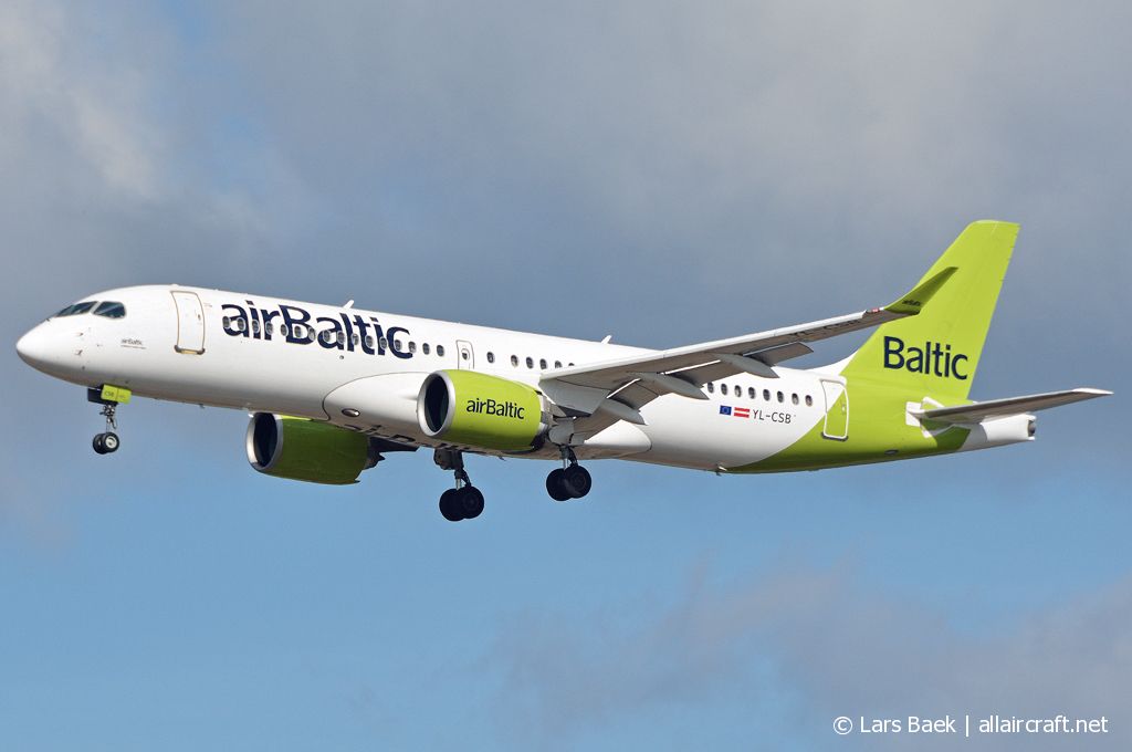 YL-CSB · Bombardier CSeries CS300 · (CPH / EKCH)