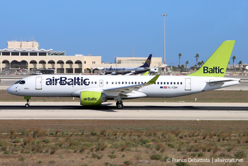 YL-CSH · Bombardier CSeries CS300 · (MLA / LMML)