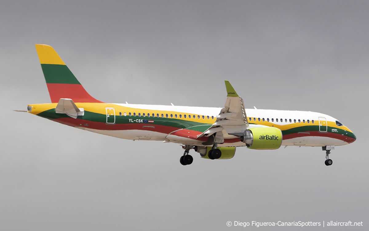YL-CSK · Airbus A220-300 · (LPA / GCLP)