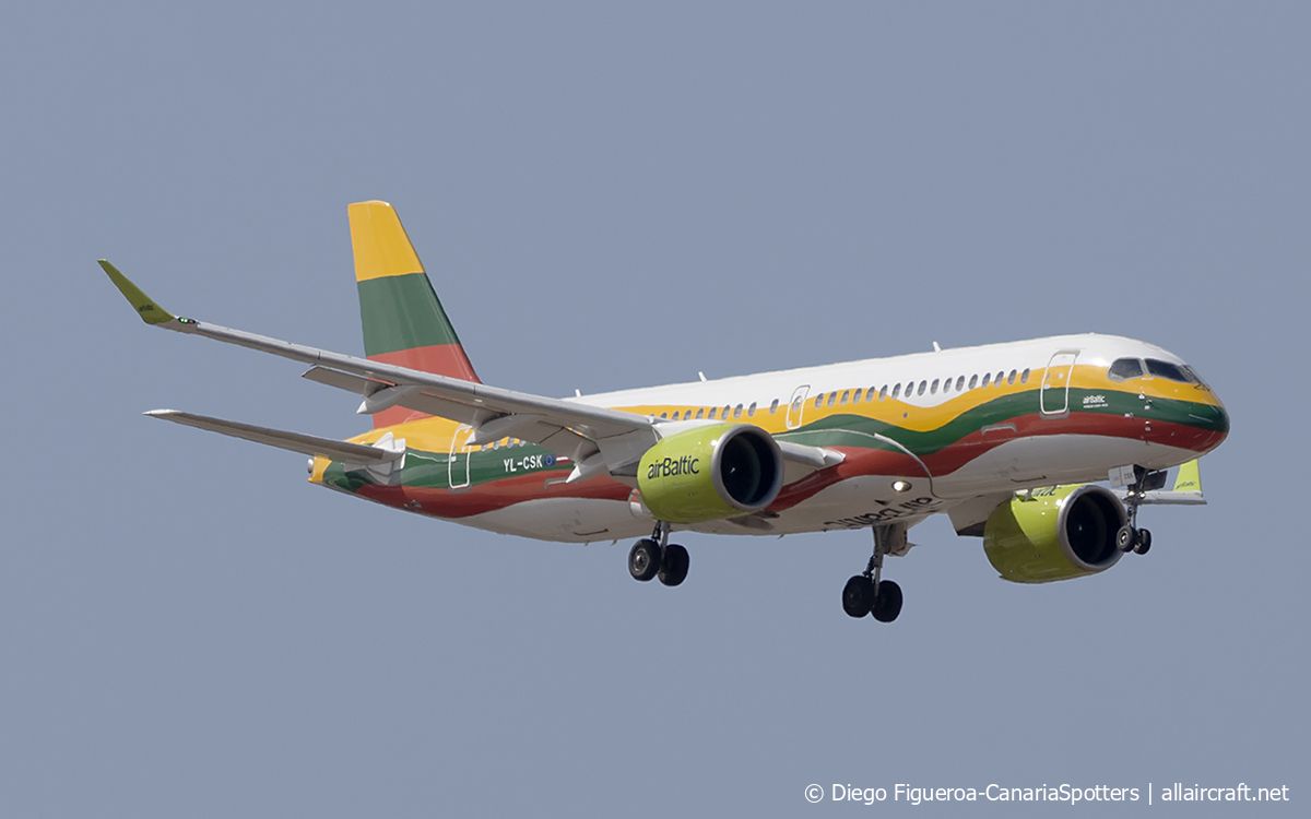 YL-CSK · Airbus A220-300 · (LPA / GCLP)