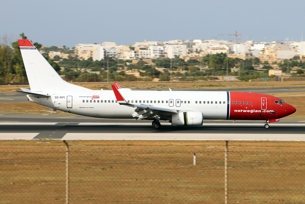 SE-RPI · Boeing 737-8JP(WL) · MLA / LMML