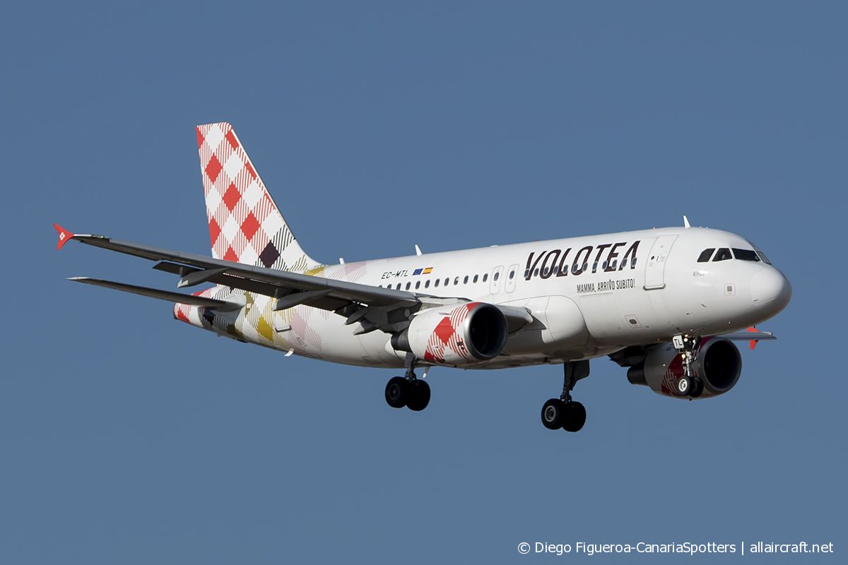 EC-MTL · Airbus A319-111 · (LPA / GCLP)