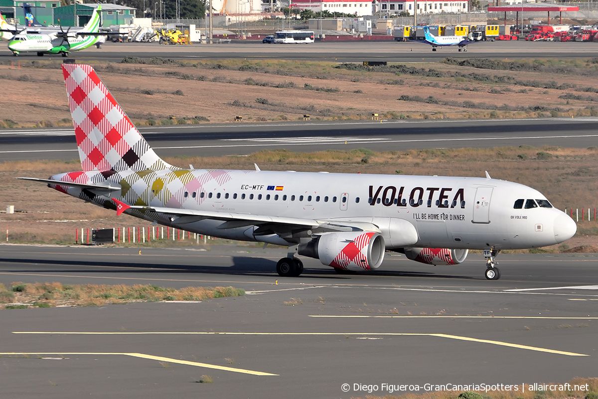 EC-MTF · Airbus A319-111 · (LPA / GCLP)