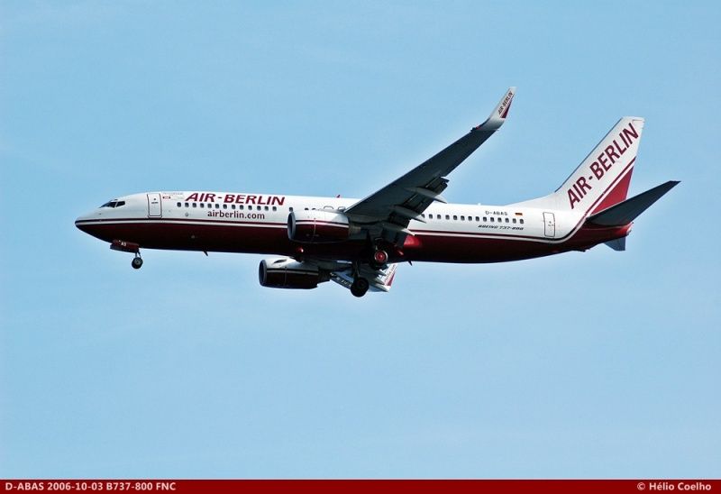 D-ABAS · Boeing 737-86J · (FNC / LPMA)