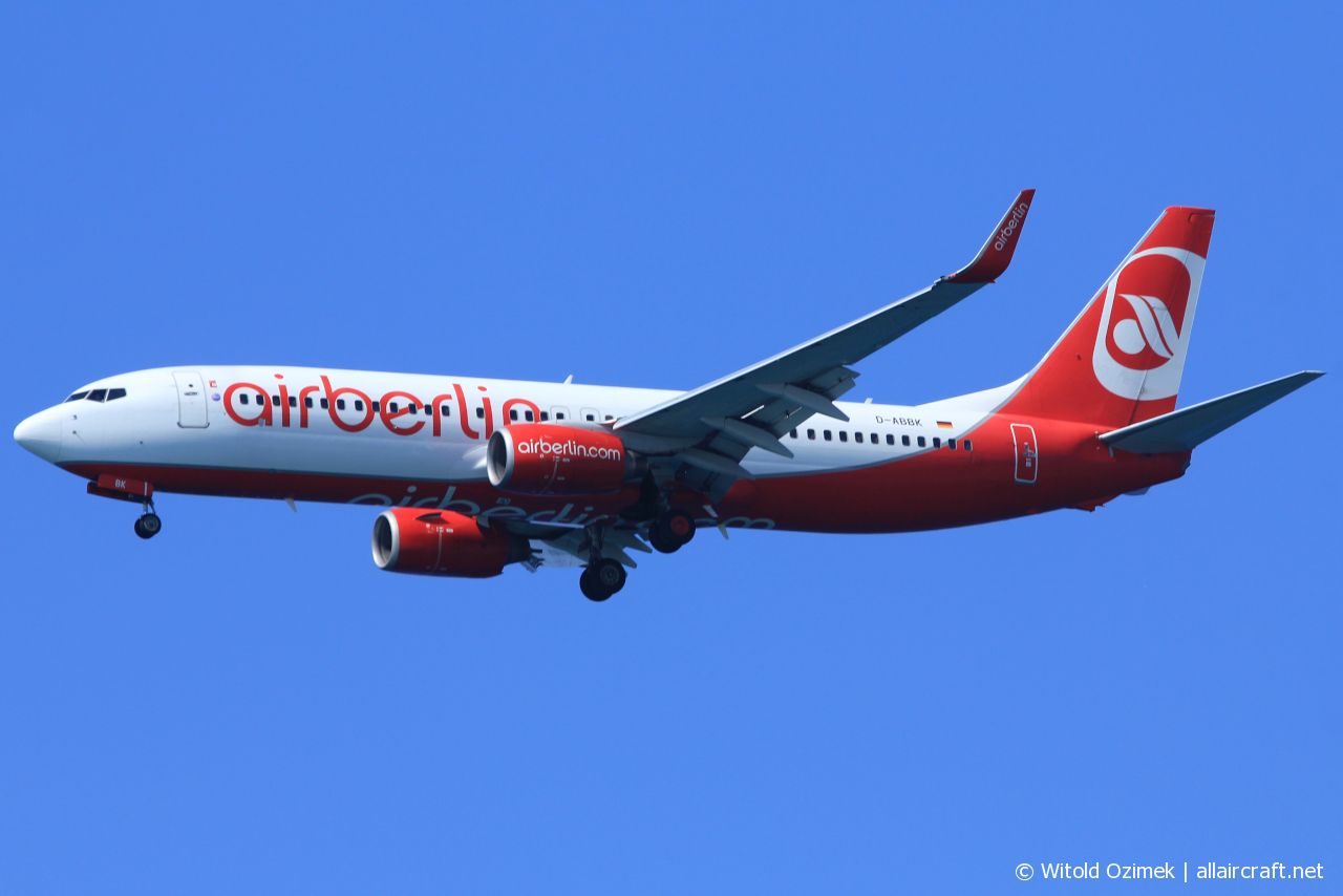 D-ABBK · Boeing 737-8BK(WL) · (HER / LGIR)