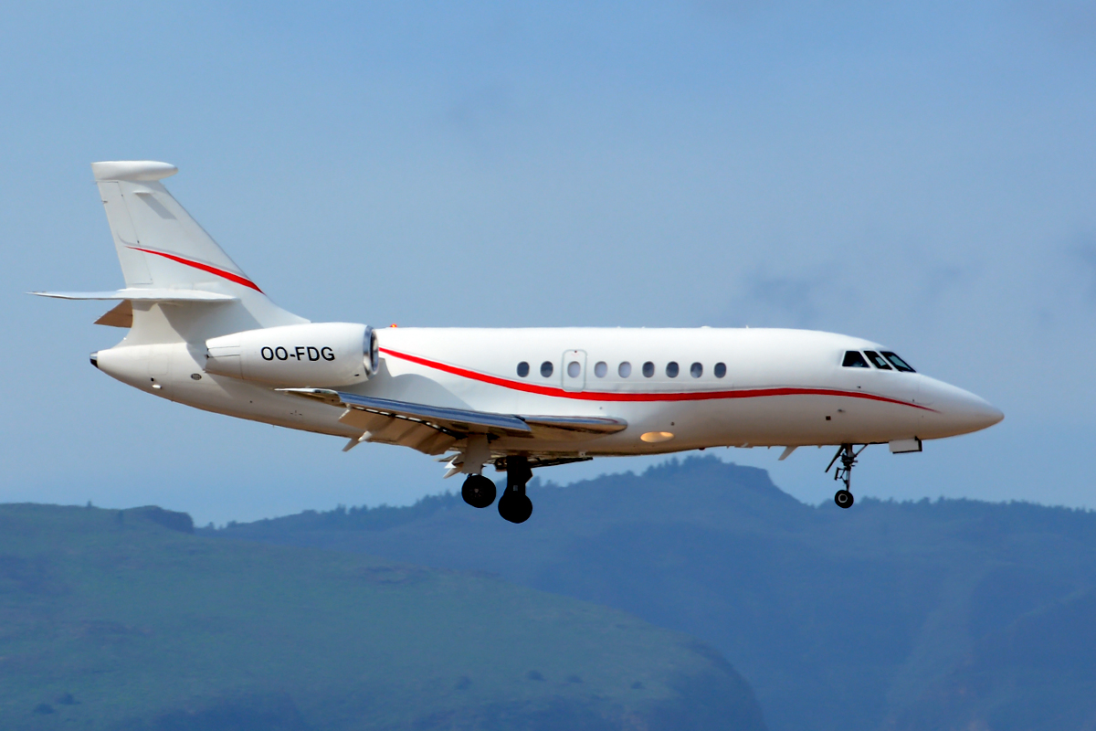 OO-FDG · Dassault Falcon 2000EX · (LPA / GCLP)