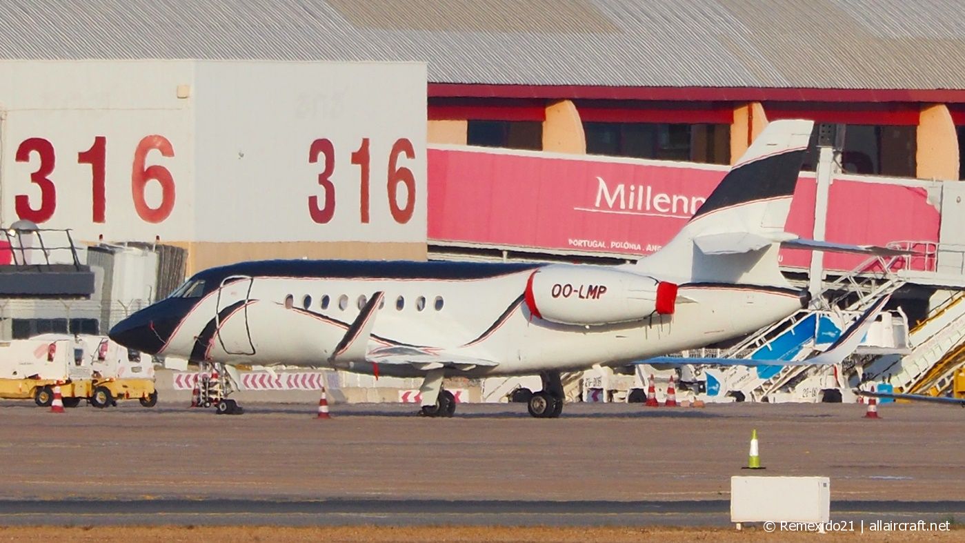 OO-LMP · Dassault Falcon 2000 LX · (FAO / LPFR)