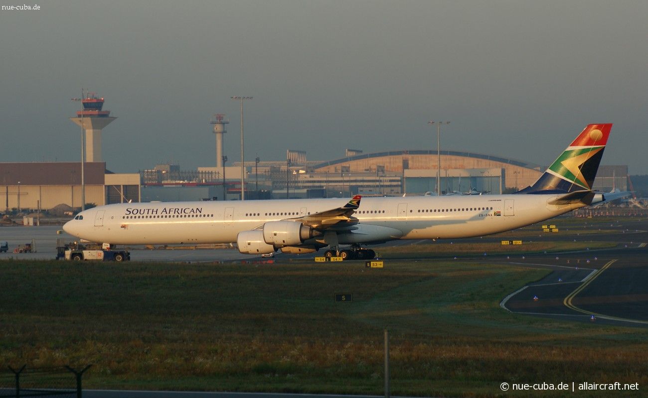 ZS-SNA · Airbus A340-642 · (FRA / EDDF)