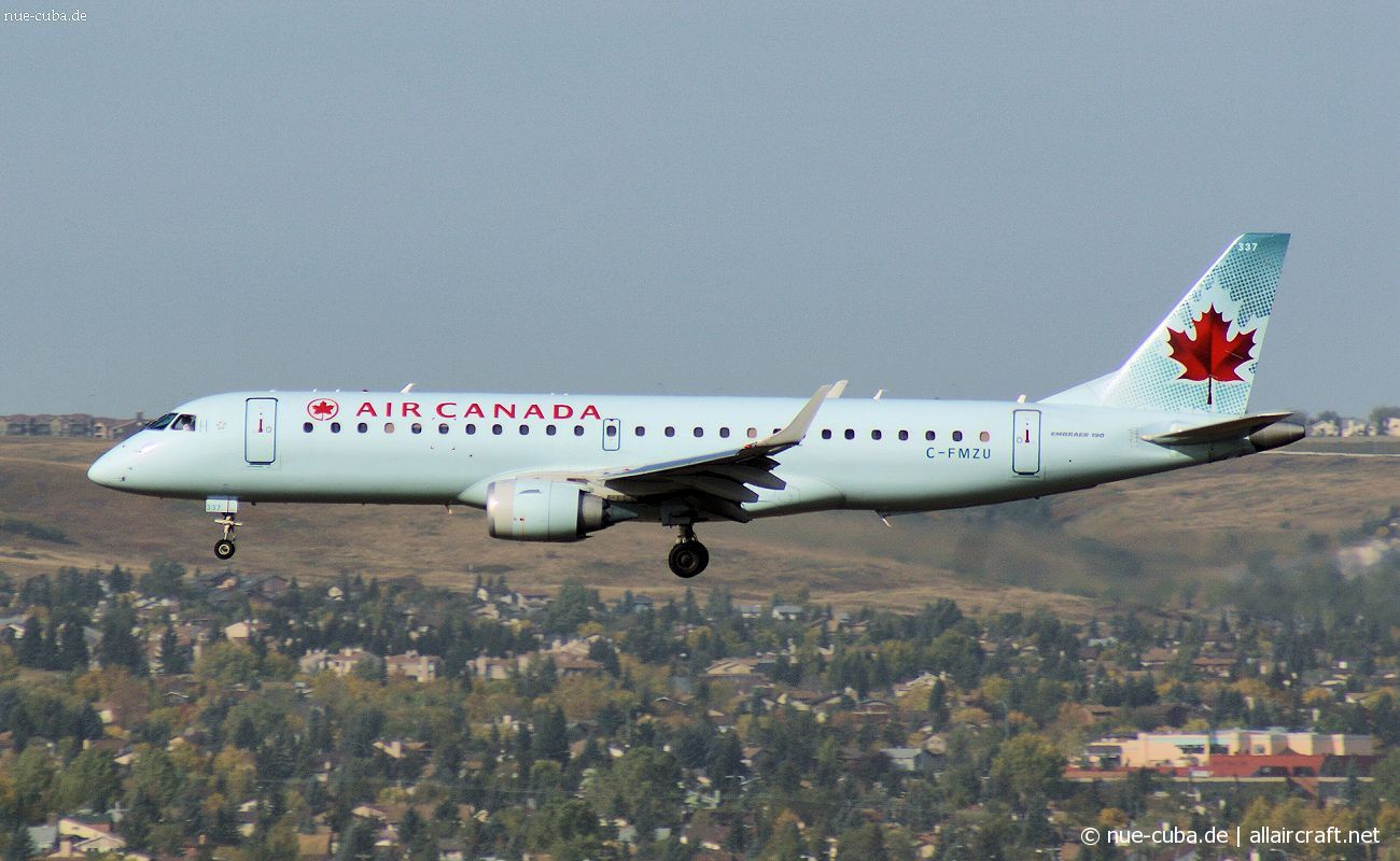 C-FMZU · Embraer 190-100IGW · (YYC / CYYC)