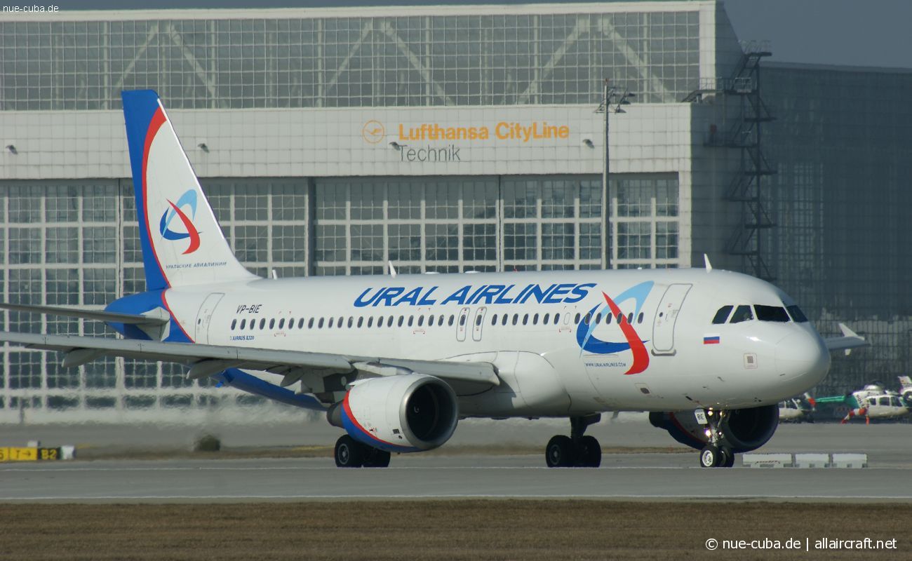 VP-BIE · Airbus A320-214 · (MUC / EDDM)
