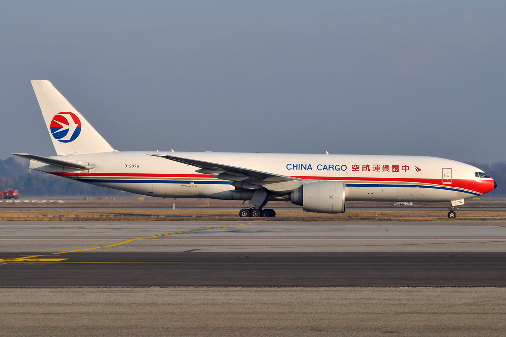 B-2076 · Boeing 777-F6N · (MXP / LIMC)