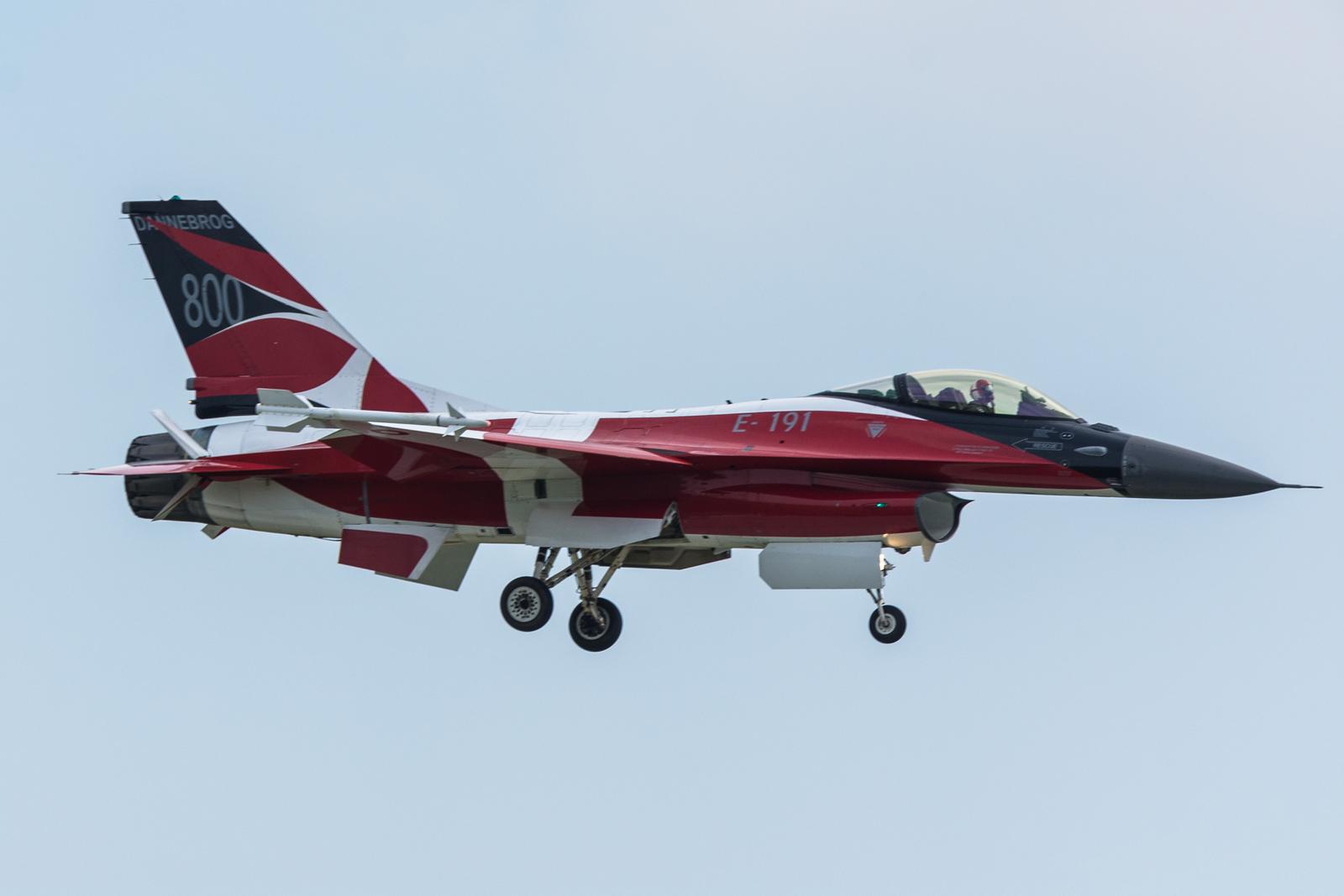 E-191 · General Dynamics F-16AM Fighting Falcon · RDO / EPRA