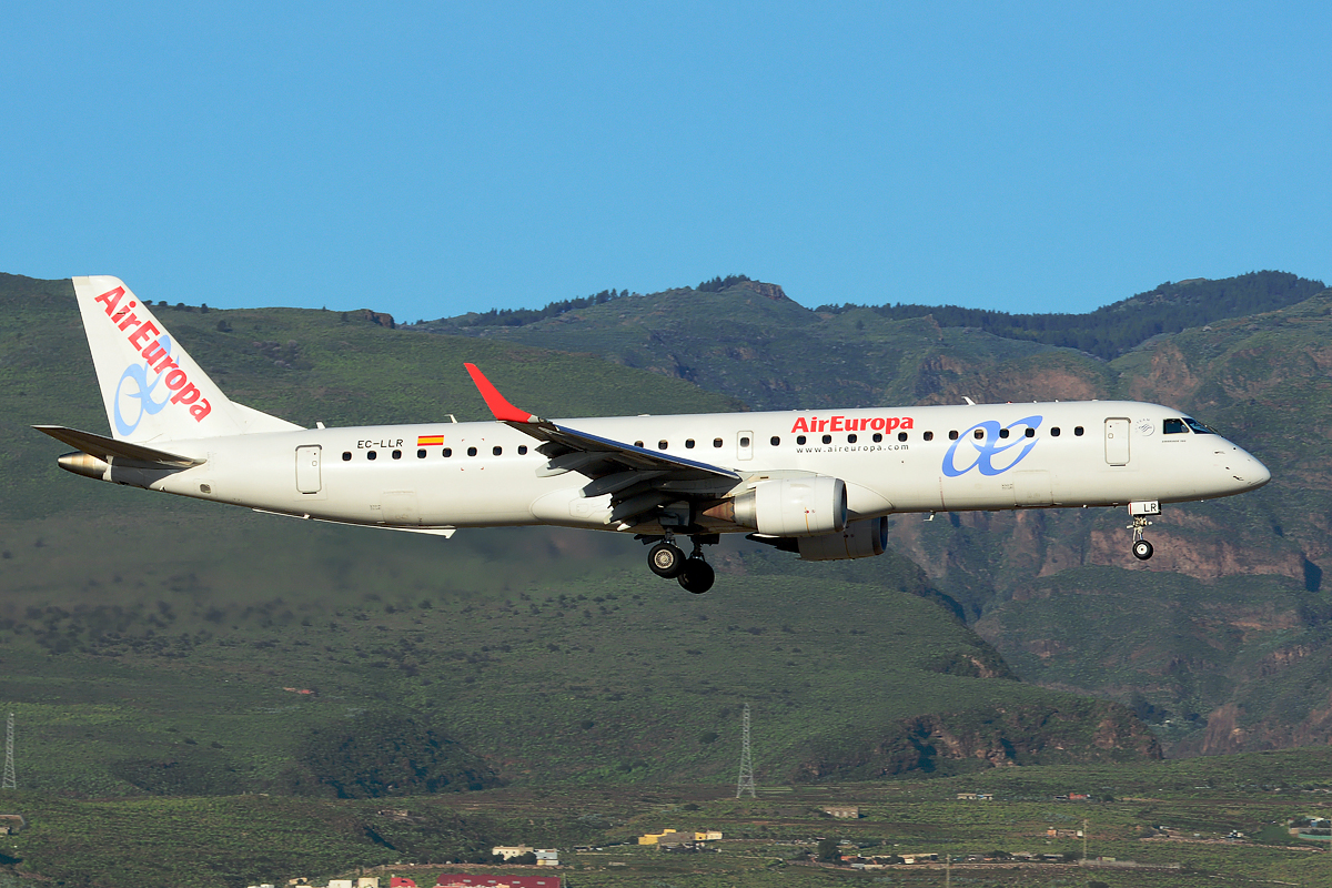 EC-LLR · Embraer 190-200LR · (LPA / GCLP)