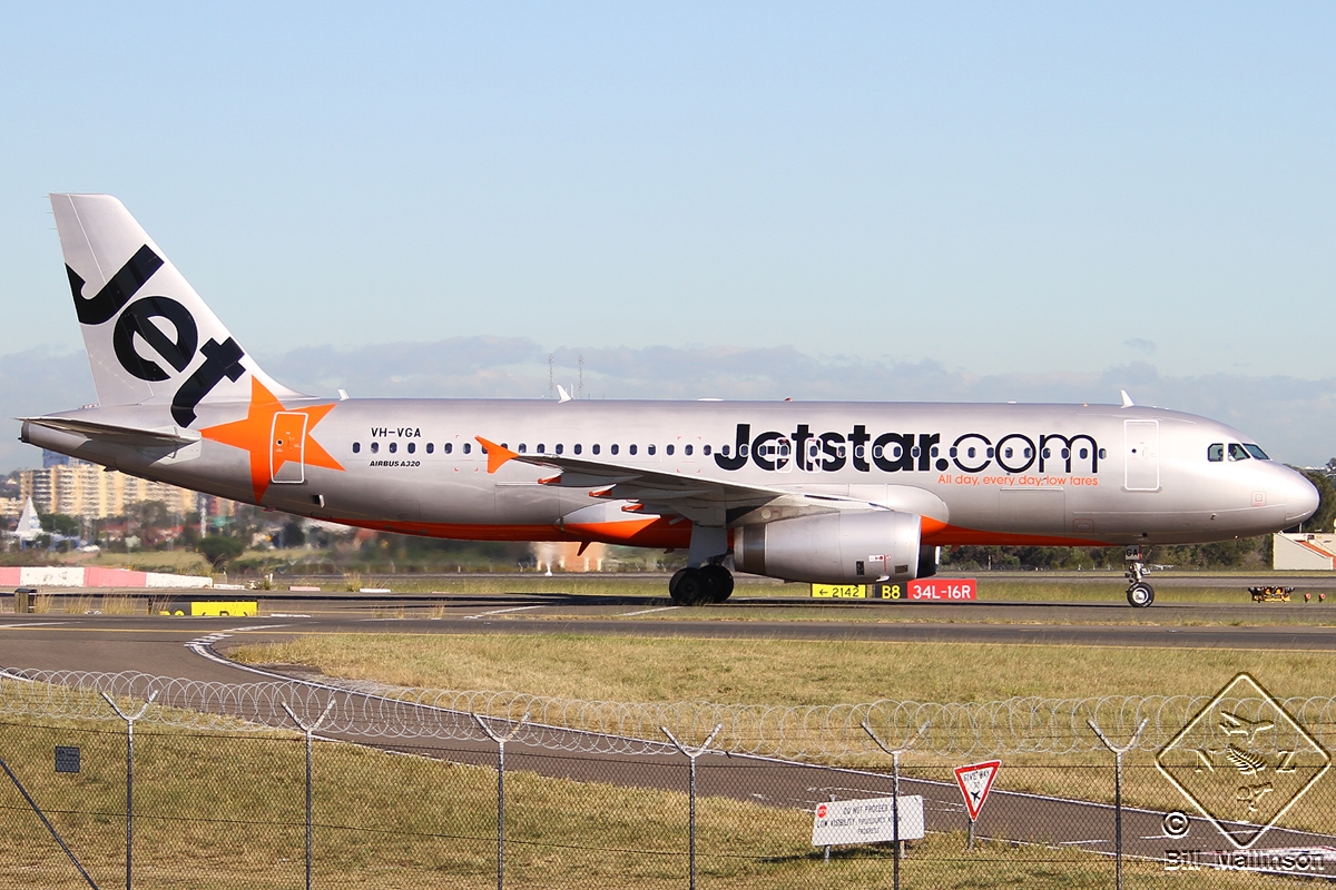 VH-VGA · Airbus A320-232 · (SYD / YSSY)