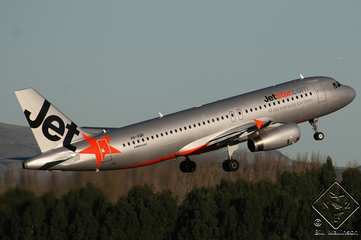 VH-VQR · Airbus A320-232 · (CHC / NZCH)