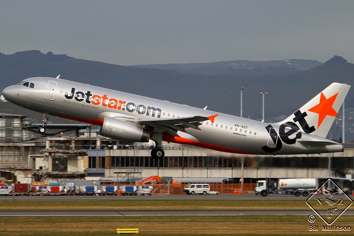 VH-VGT · Airbus A320-232 · (CHC / NZCH)