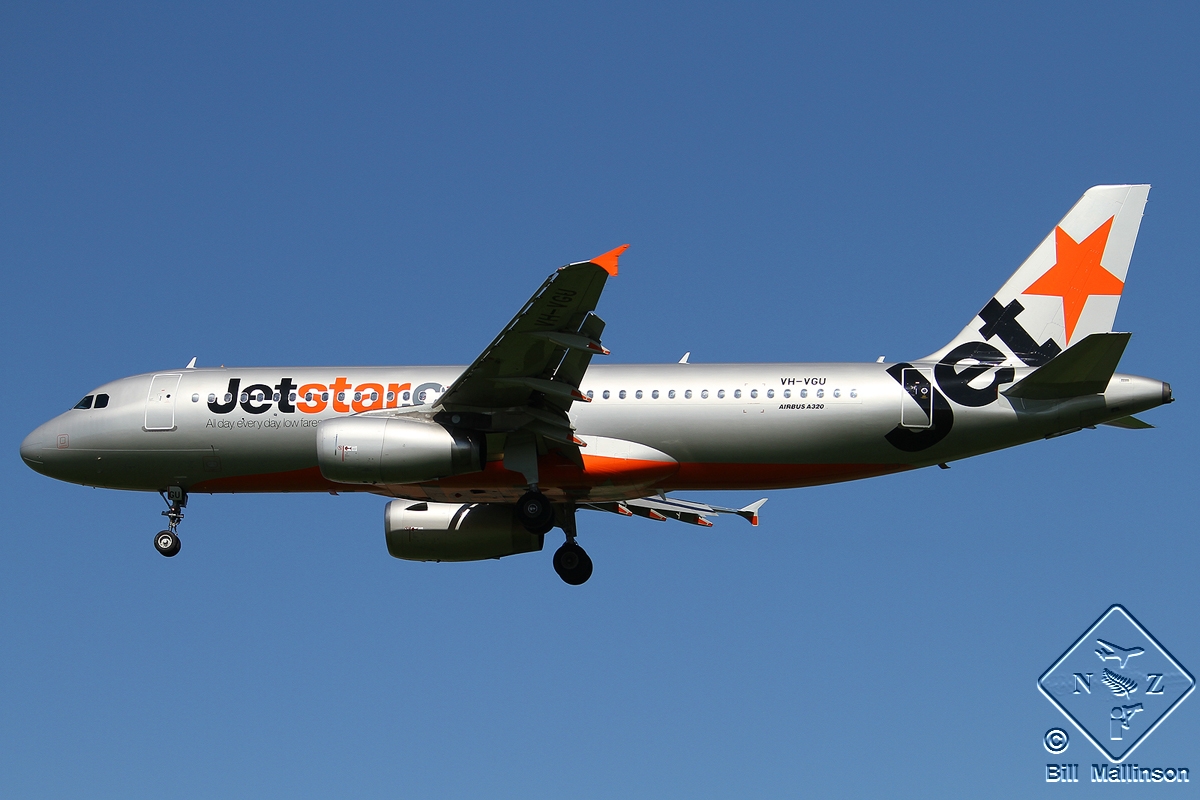 VH-VGU · Airbus A320-232 · (CHC / NZCH)