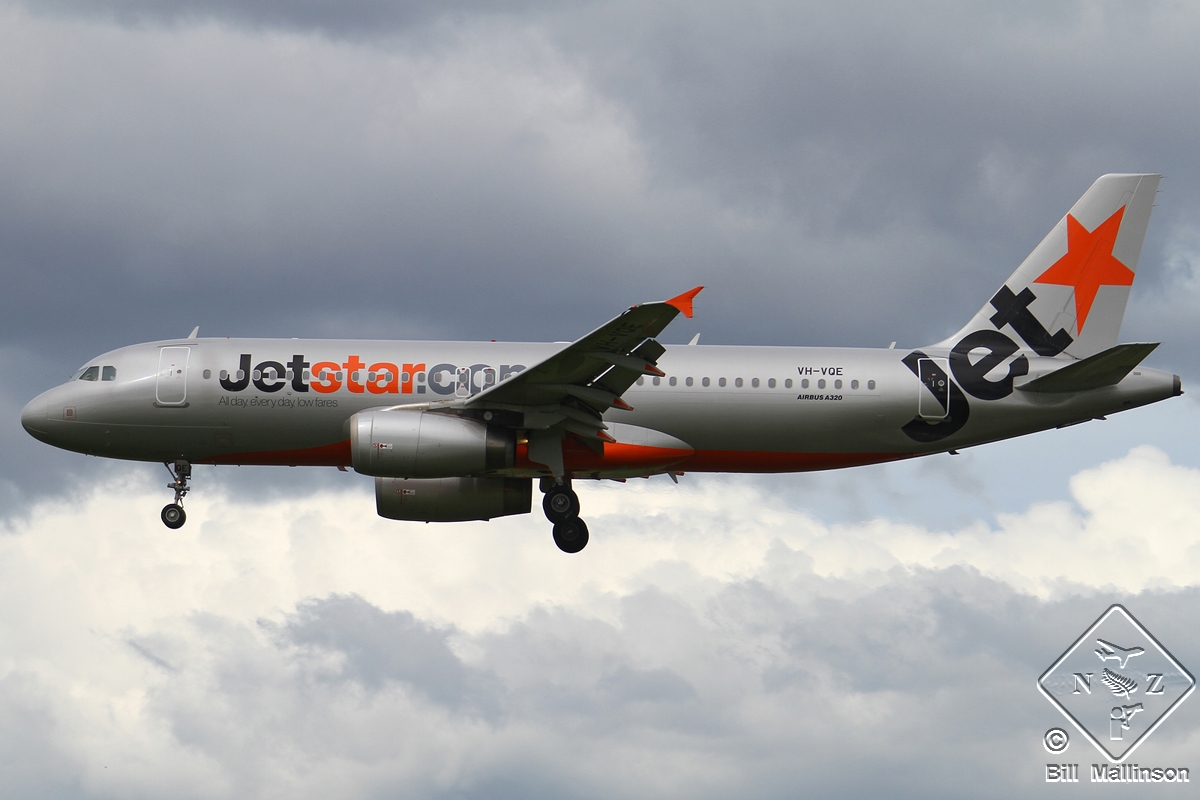 VH-VQE · Airbus A320-232 · (CHC / NZCH)