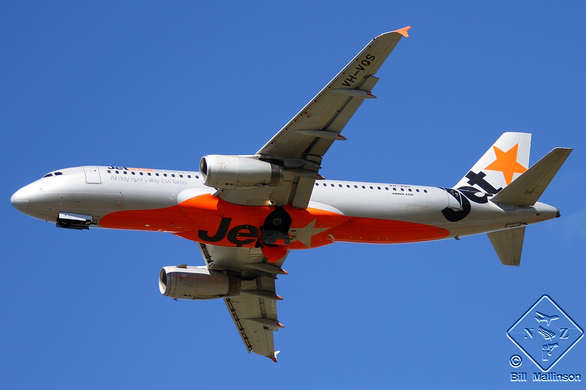 VH-VQS · Airbus A320-232 · (CHC / NZCH)