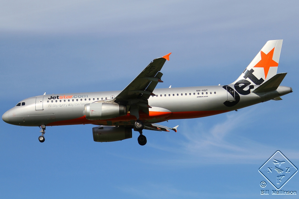 VH-VQT · Airbus A320-232 · (CHC / NZCH)