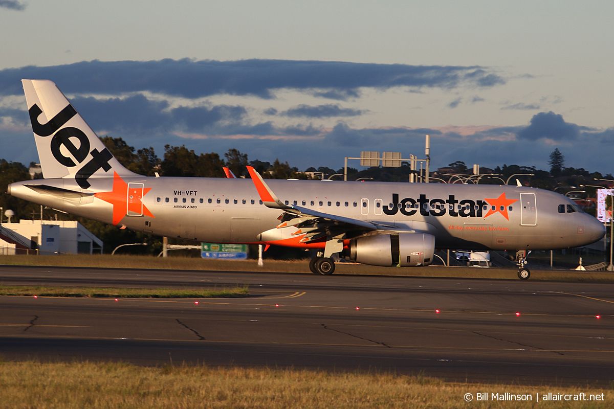 VH-VFT · Airbus A320-232(WL) · (SYD / YSSY)