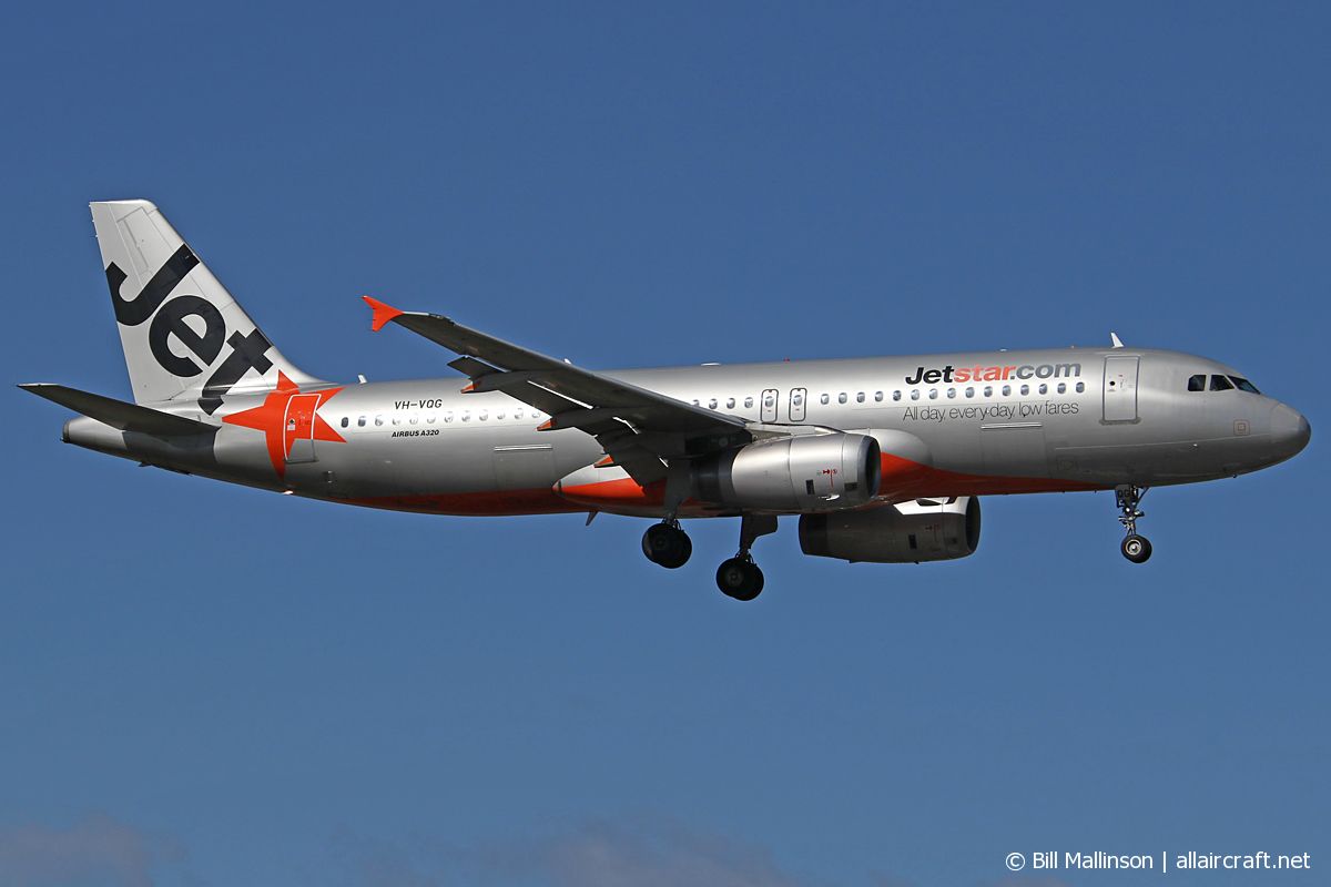 VH-VQG · Airbus A320-232 · (SYD / YSSY)