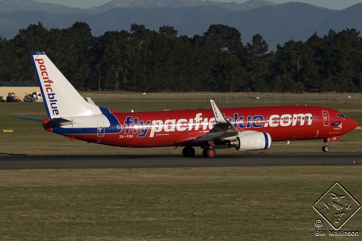 ZK-PBK · Boeing 737-8FE(WL) · (CHC / NZCH)