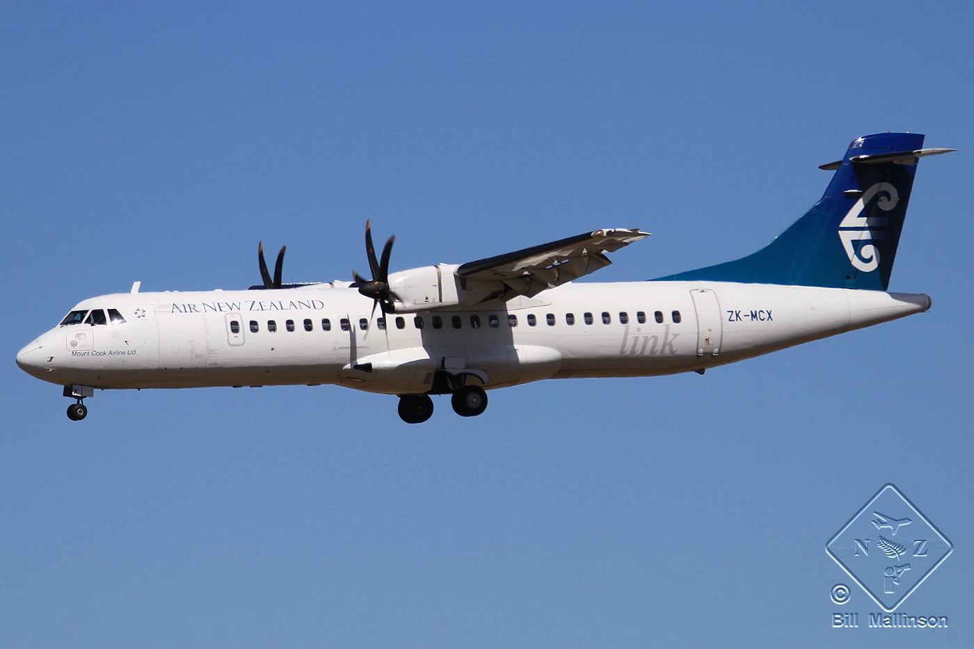 ZK-MCX · ATR-72-500 · (CHC / NZCH)