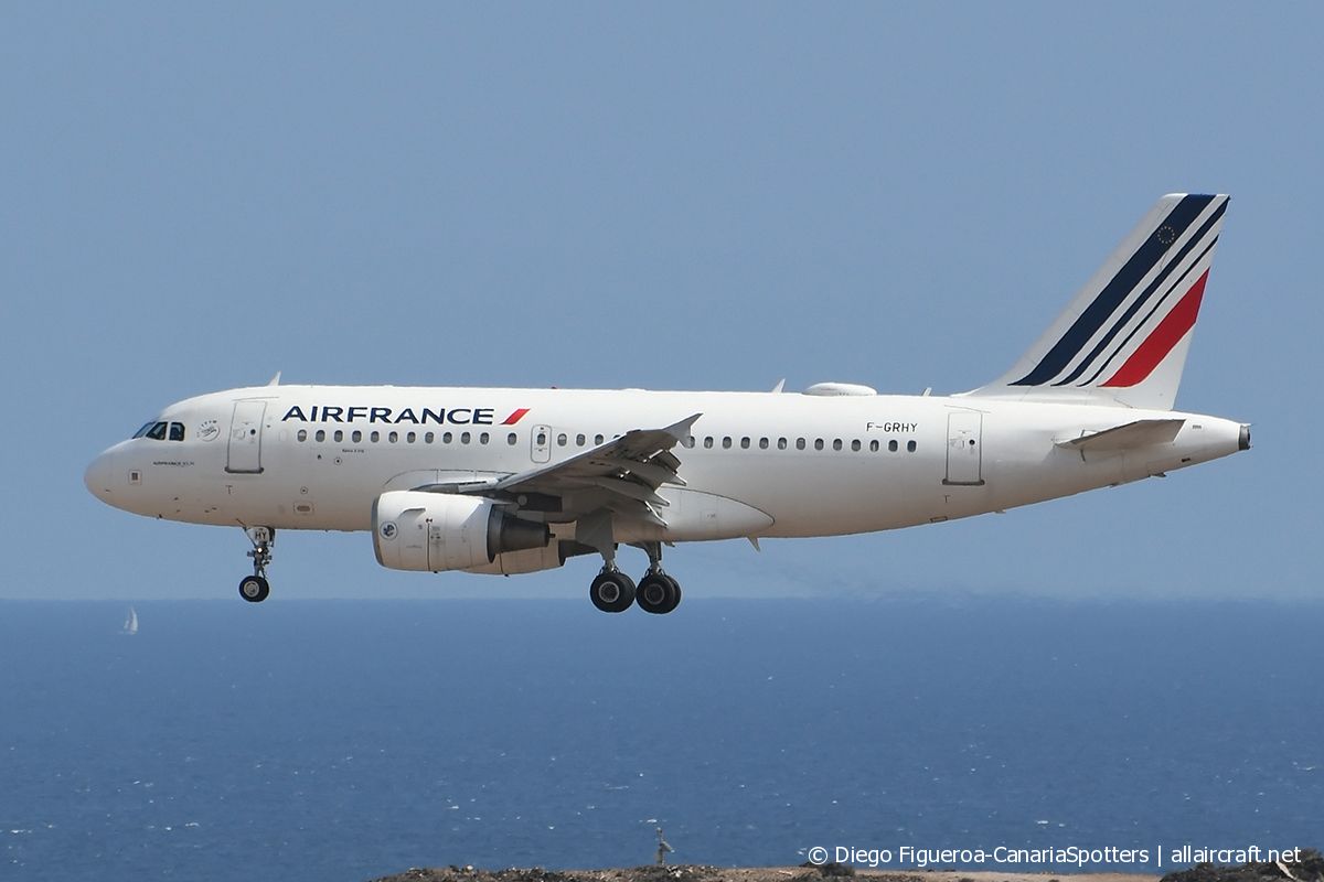 F-GRHY · Airbus A319-111 · (LPA / GCLP)