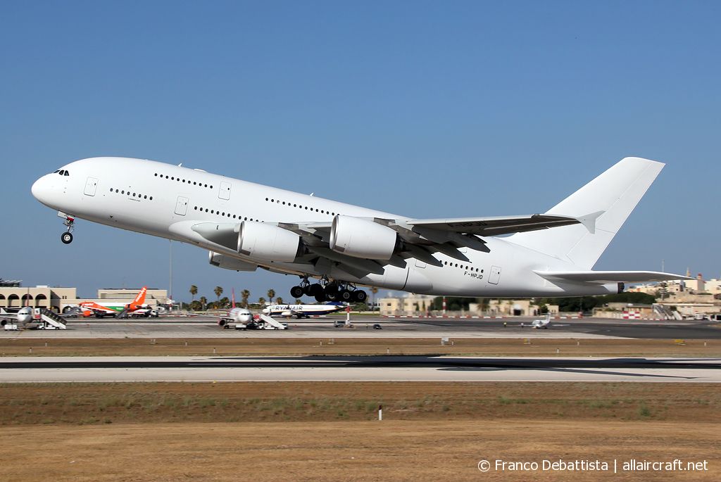 F-HPJD · Airbus A380-861 · (MLA / LMML)