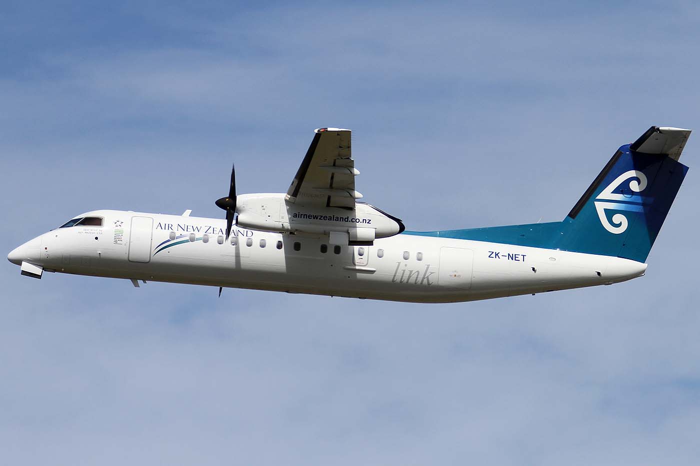 ZK-NET · Bombardier Dash 8-Q311 · (CHC / NZCH)