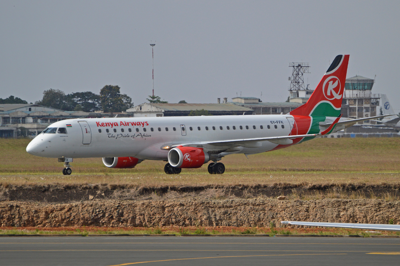 5Y-FFK · Embraer 190-100IGW · (NBO / HKJK)