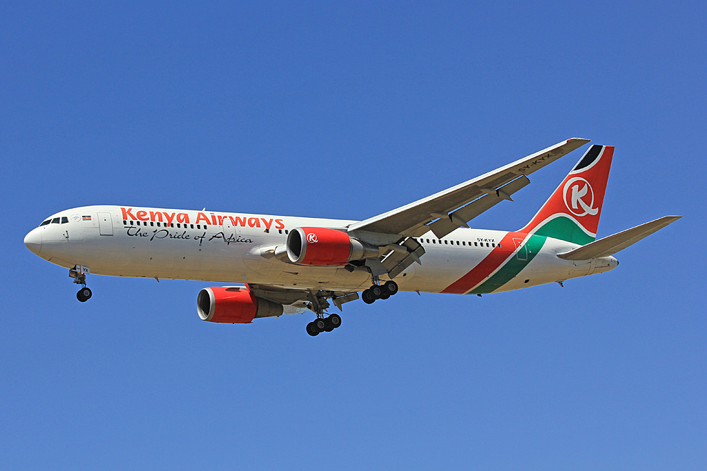 5Y-KYX · Boeing 767-3P6/ER · (JNB / FAOR)