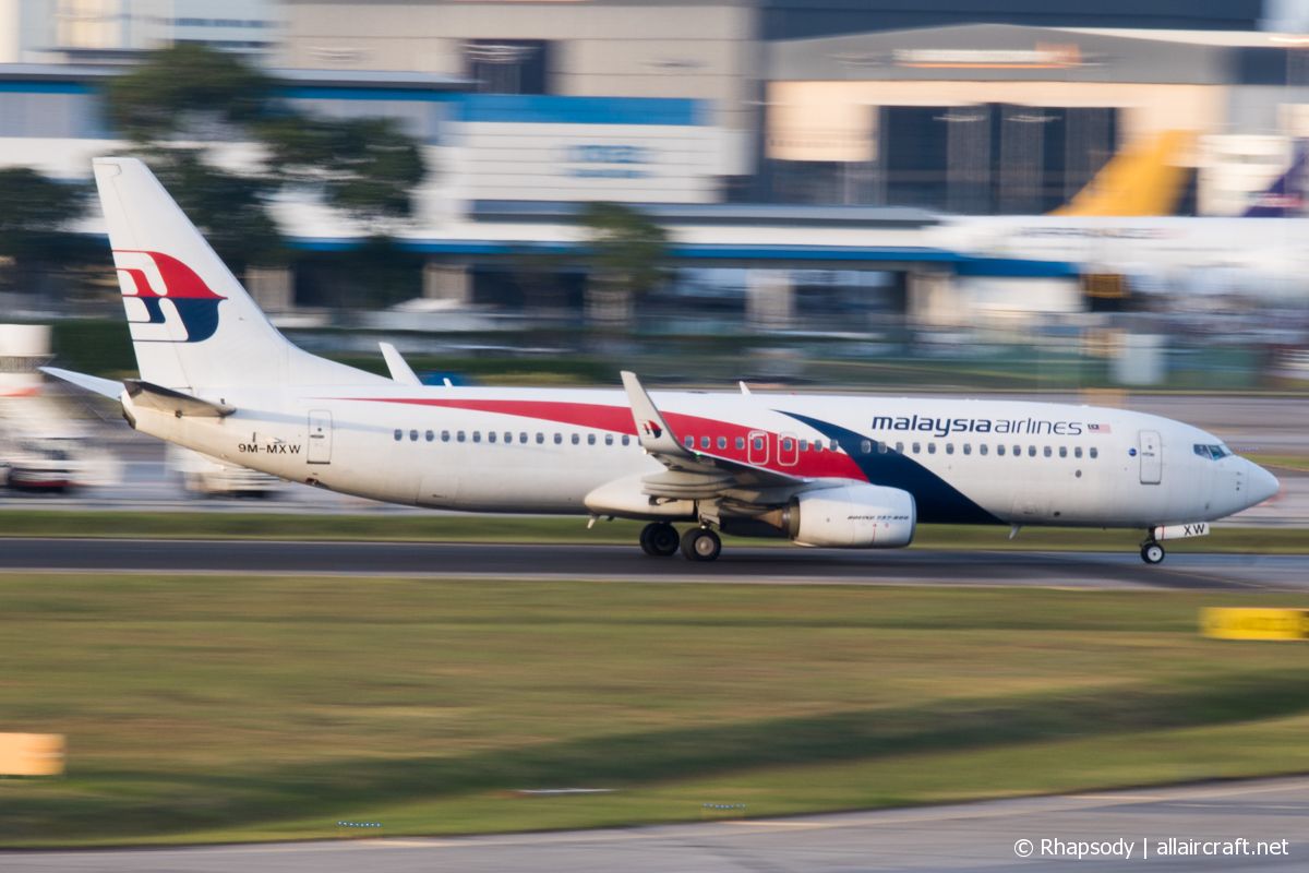 9M-MXW · Boeing 737-8H6(WL) · (SIN / WSSS)