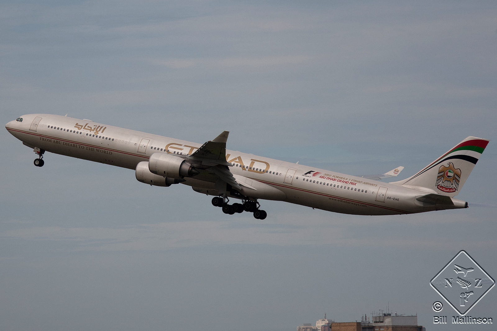 A6-EHE · Airbus A340-642X · (SYD / YSSY)