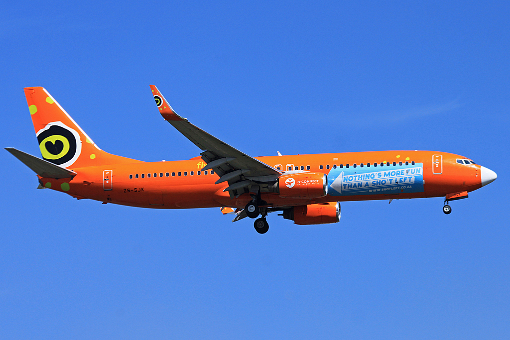 ZS-SJK · Boeing 737-8BG(WL) · (JNB / FAOR)