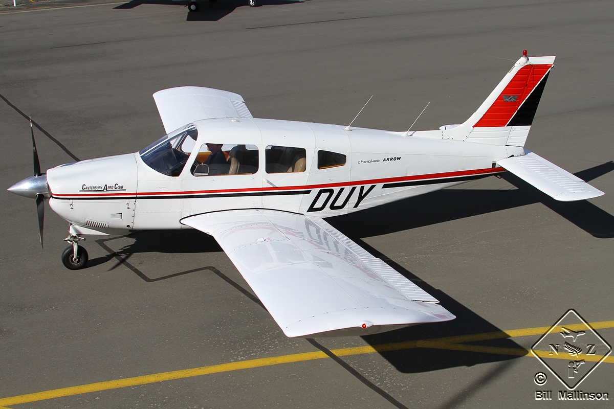 ZK-DUY · Piper PA-28R-200 Cherokee Arrow · (CHC / NZCH)