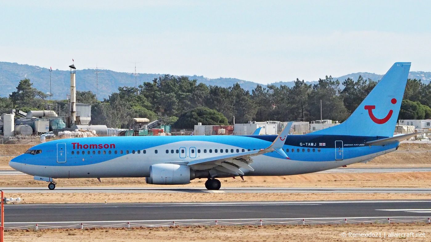 G-TAWJ · Boeing 737-8K5(WL) · (FAO / LPFR)