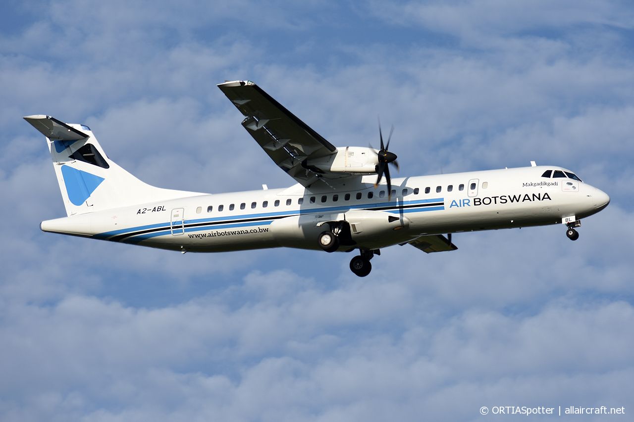 A2-ABL · ATR-72-600 · (JNB / FAOR)