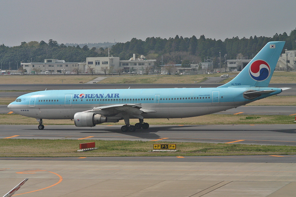HL7245 · Airbus A300B4-622R · (NRT / RJAA)