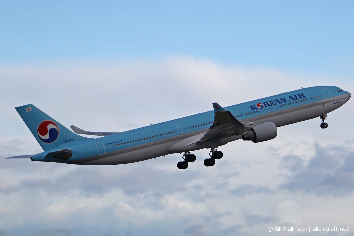 HL8003 · Airbus A330-323 · (SYD / YSSY)