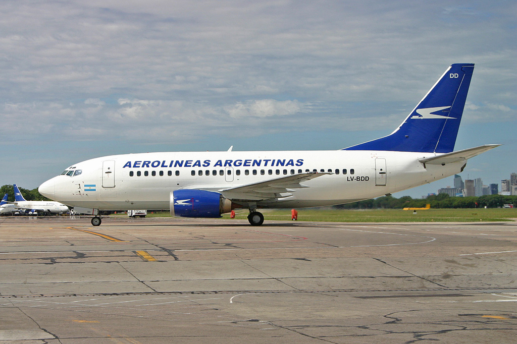 LV-BDD · Boeing 737-5Y0 · (AEP/SABE)
